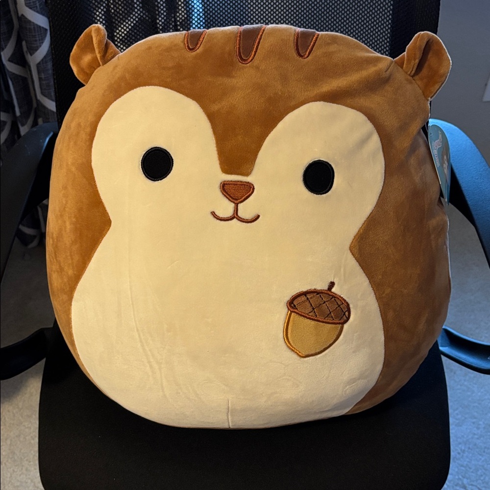 Squishmallow Sawyer the Squirrel. Squishdate is 1-17-2023. Brand new